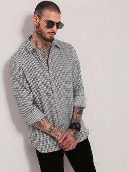 SHOWOFF - Edition Grey Checked Shacket