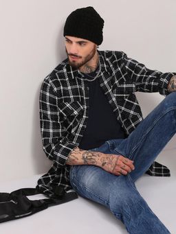 SHOWOFF - Edition Black Checked Shacket
