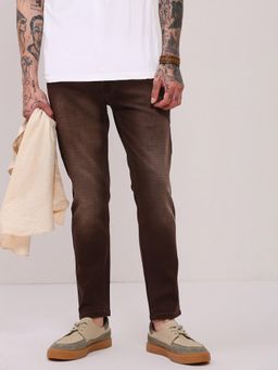SHOWOFF - Edition Men Brown Slim Fit Jeans