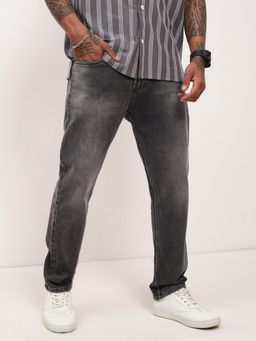 SHOWOFFFF - Mens Grey Solid Jeans