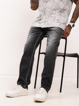 SHOWOFF - Mens Grey Solid Jeans