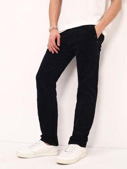 SHOWOFF - Mens Black Solid Jeans