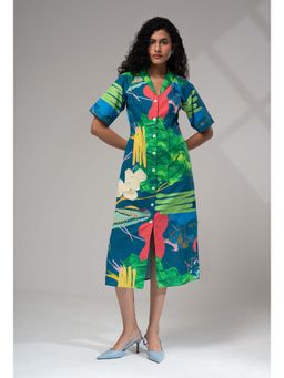 Advait - Ciel Day Multicolor Midi Dress
