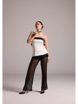The Dapper Lady - Black Vera Sheer Pants