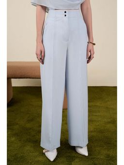 The Dapper Lady - Powder Blue Flared Pants
