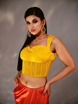Tussya by Shreya - Ravya Corset Crop Top