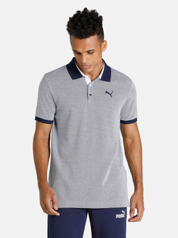 Puma - Dot Pattern Polo Men White Polo
