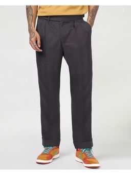 Bewakoof - Men Charcoal Grey Gurkha Pants