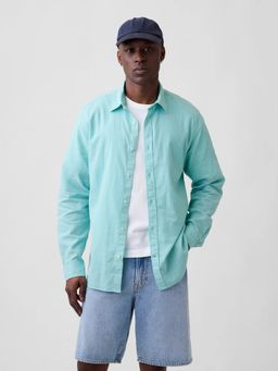 GAP - Men Spread Blue Collar Shirt