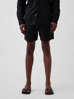 GAP - Men Black Mid Rise Shorts
