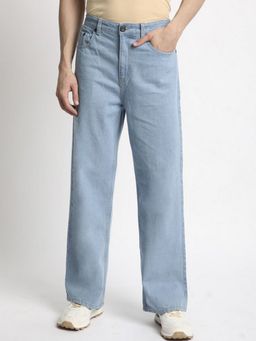 Bene Kleed - Men Blue Straight Leg Mid-Rise Heavy Fade Jeans