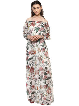 Kazo - White Gracie Maxi Dress
