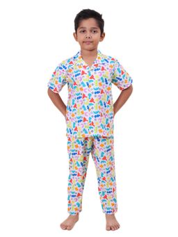 CASA DE NEENEE - Printed Dreams Range Half Sleeves Shirt and Pyjama