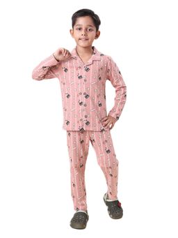 CASA DE NEENEE - Pink Snugberry Range Full Sleeves Shirt and Pyjama
