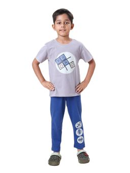 CASA DE NEENEE - Blue Xoxo Dreamwear Range T-Shirt and Pyjama