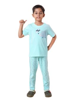 CASA DE NEENEE - Blue Porky Dreamtime Range T-Shirt and Pyjama