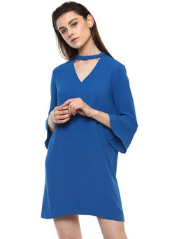 Kazo - Blue Tiasta Mini Dress