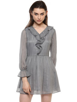 Kazo - Grey Callie Mini Dress