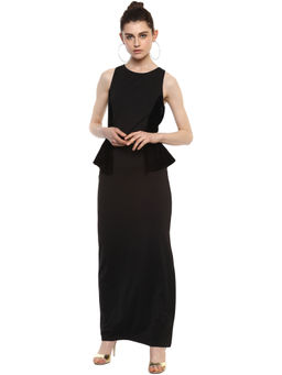 Kazo - Black Diana Maxi Dress