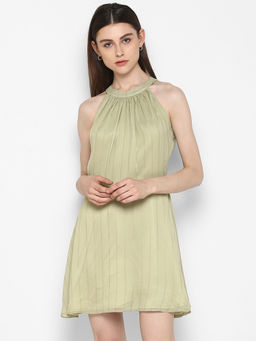 Kazo - Green Rosie Mini Dress