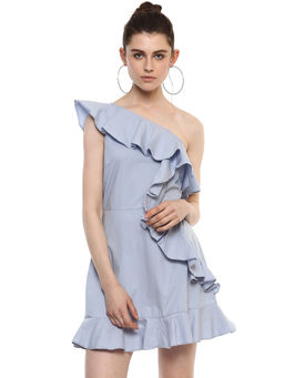 Kazo - Blue Serzy Mini Dress