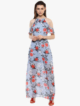 Kazo - Blue Izabel Maxi Dress