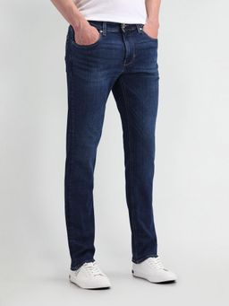 U.S. POLO ASSN. - Navy Blue Cotton Casual Jeans