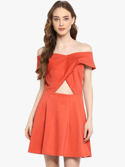 Kazo - Red Bexley Mini Dress