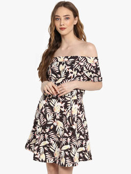 Kazo - Black Rochelle Mini Dress