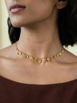 Shaya by CaratLane - 925 Silver Shaya by CaratLane Leaf It To Me Necklace In Gold Plated