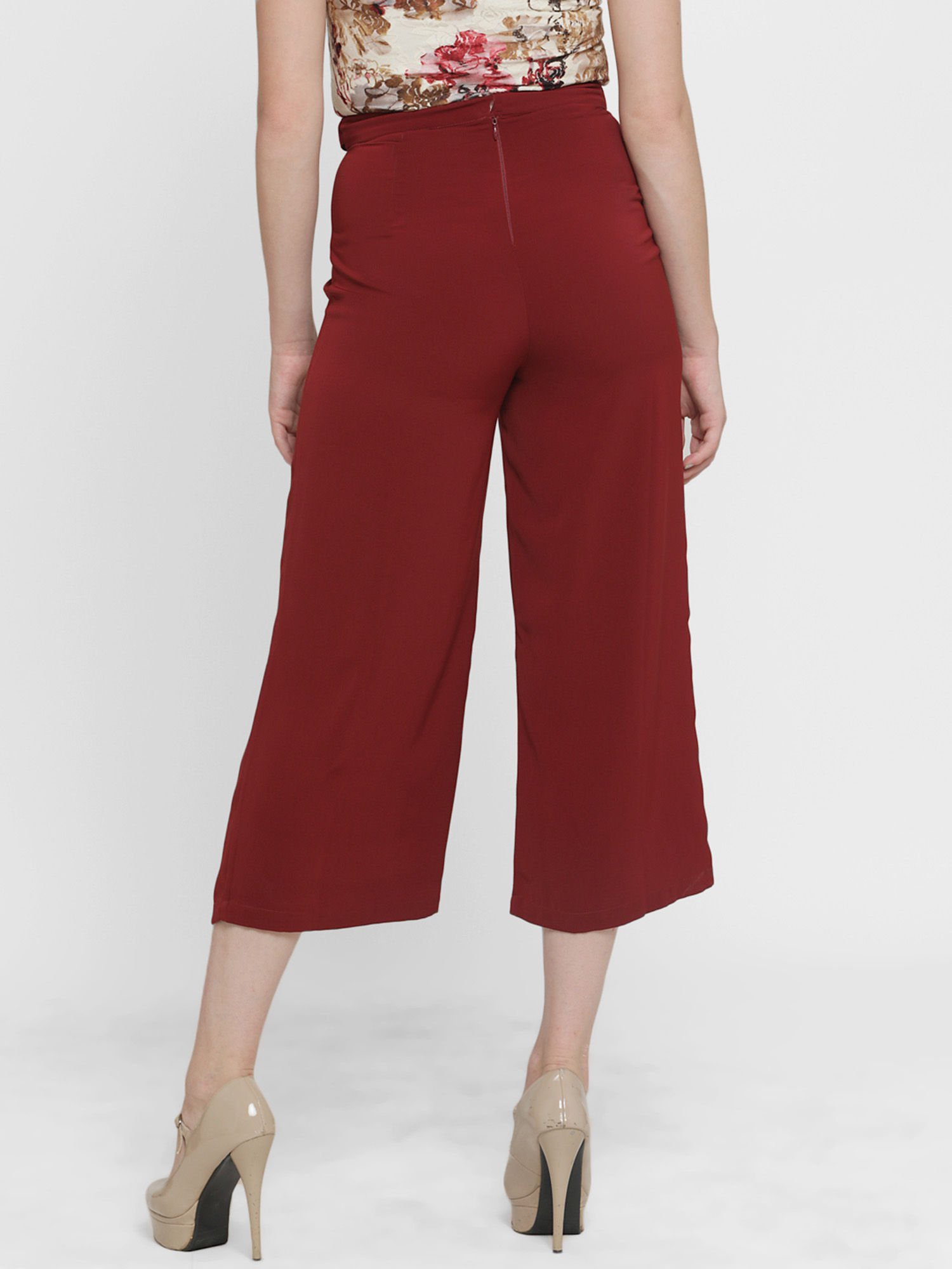 KAZO Maroon Culottes 