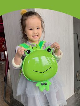 SYGA - Kids Cartoon Frog Design Backpack