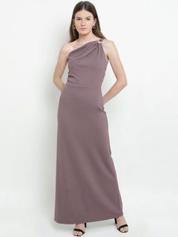 Kazo - Taupe Carol Maxi Dress