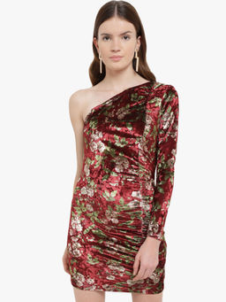 Kazo - Red Jelena Mini Dress