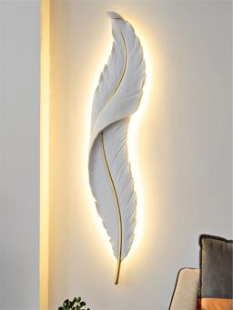 The Art House - 600mm Nordic Modern Creative Feather Light (Big) Led Wall Lamp Resin Lamp