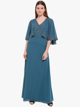 Kazo - Blue Camila Maxi Dress