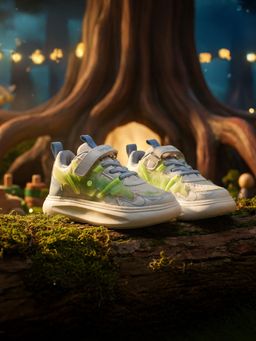 LIBERTY - Kids LEAP7X MINIMILE-E White Sports Walking Shoes