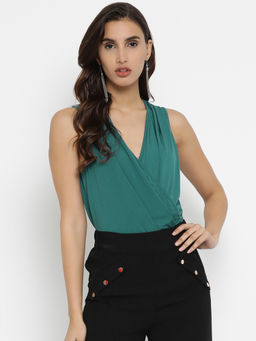 Kazo - Green Solid Bodysuit