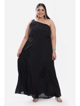 Virgio - Women Black Viscose Sleeveless Dress