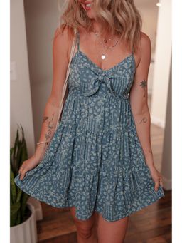 Errabelly - Women Blue Polyester Sleeveless Dress