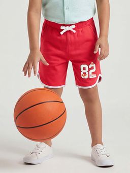 United Colors of Benetton - Regular Fit Mid Rise Typography Printed Shorts