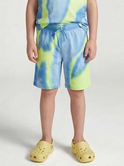United Colors of Benetton - Regular Fit Mid Rise Tie & Dye Shorts