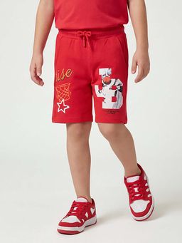 United Colors of Benetton - Regular Fit Mid Rise Graphic Printed Shorts