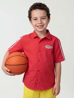 United Colors of Benetton - Red Pure Cotton Solid Shirt