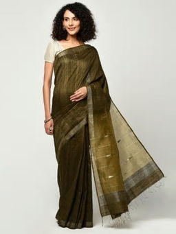 Fabindia - Silk Matka Jamdani Sari