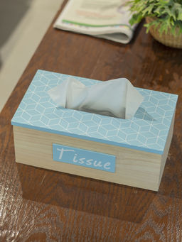 Voncasa - Exquisite Blue Tissue Holder Box