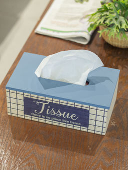 Voncasa - Exquisite Blue Tissue Holder Box for Home