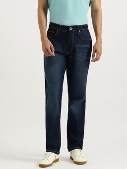 United Colors of Benetton - Blue Solid Straight Fit Jeans