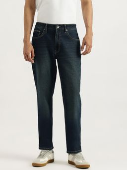 United Colors of Benetton - Blue Solid Straight Fit Jeans