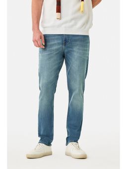 Snitch - Blue Solid Casual Jeans